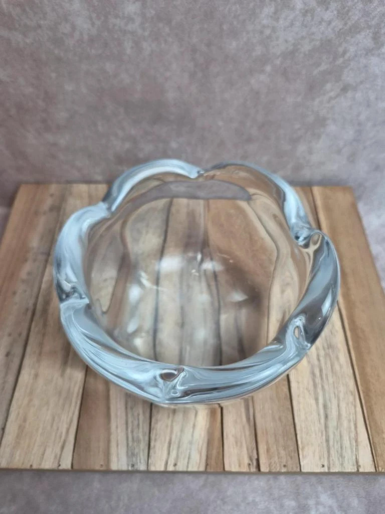 Massive Kosta signed crystal bowl - vintage Scandinavian design – photo 2
